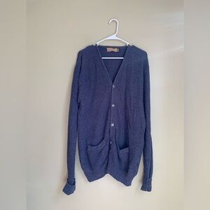 South bay cardigan Grandpa sweater soft long oversized mens cardi